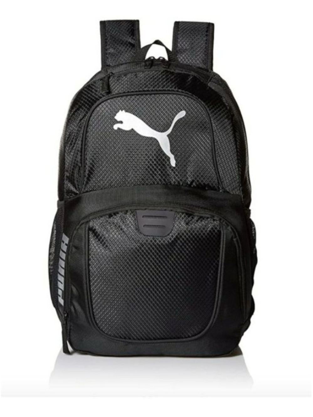 Puma Black Backpack with White Logo